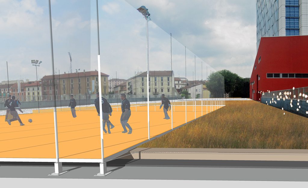 urban park design competition diagram showing sports 