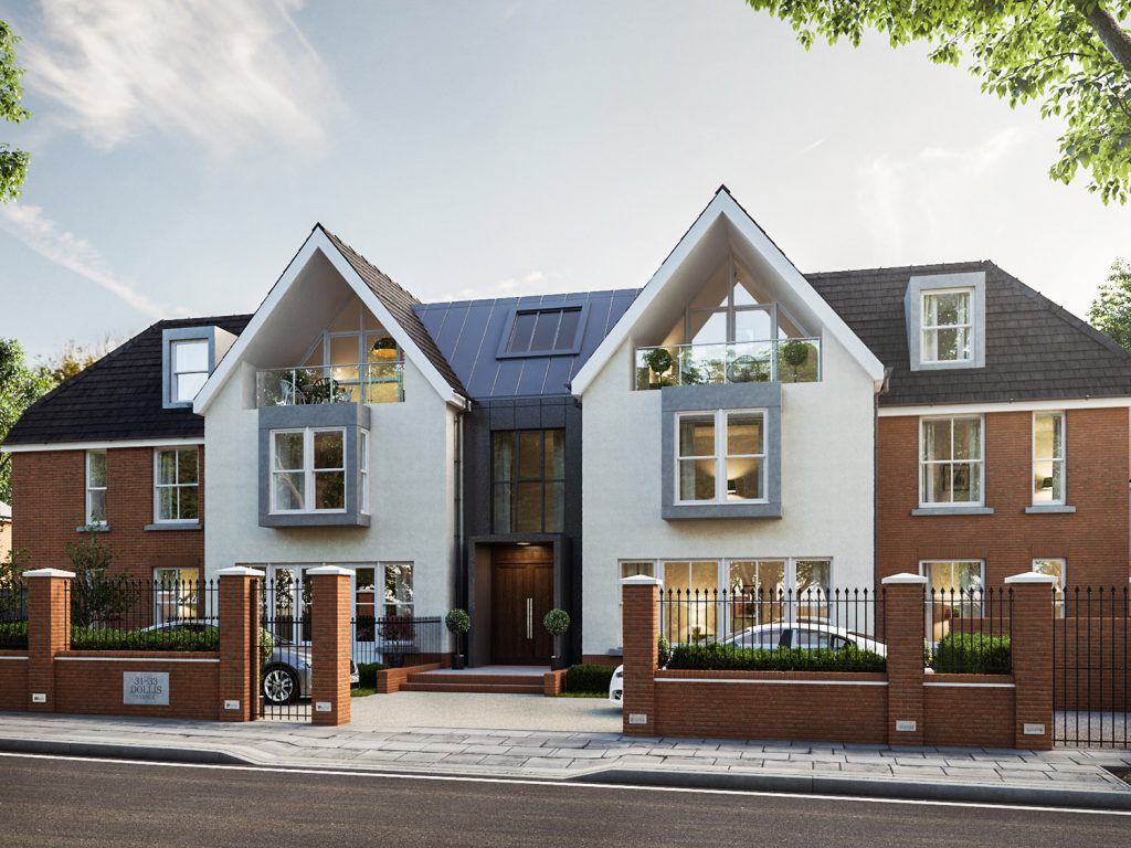 Residential development street frontage