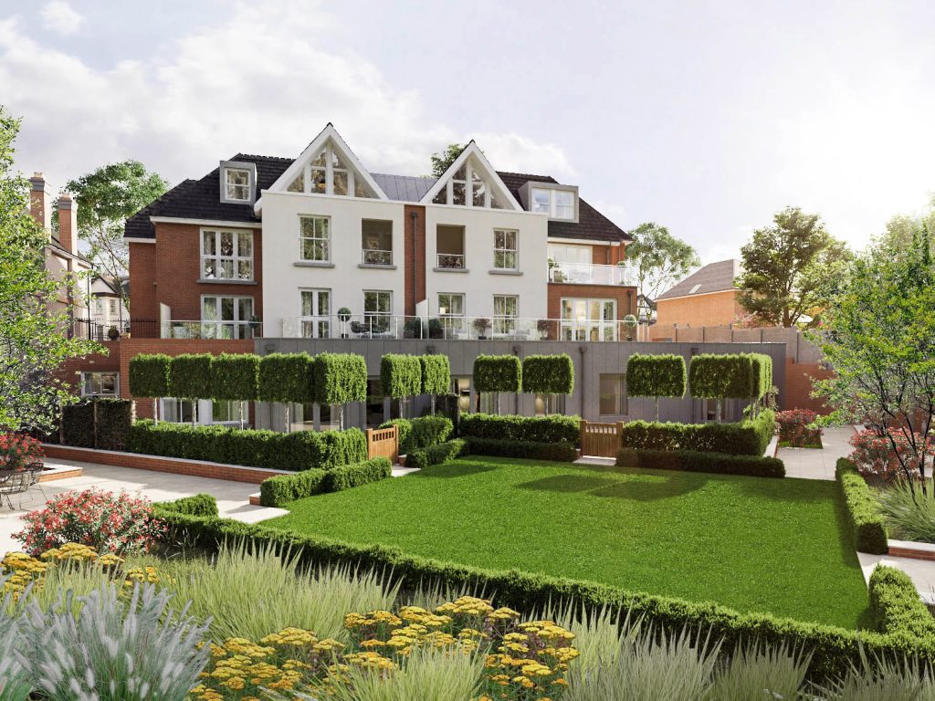 Residential development landscape design image