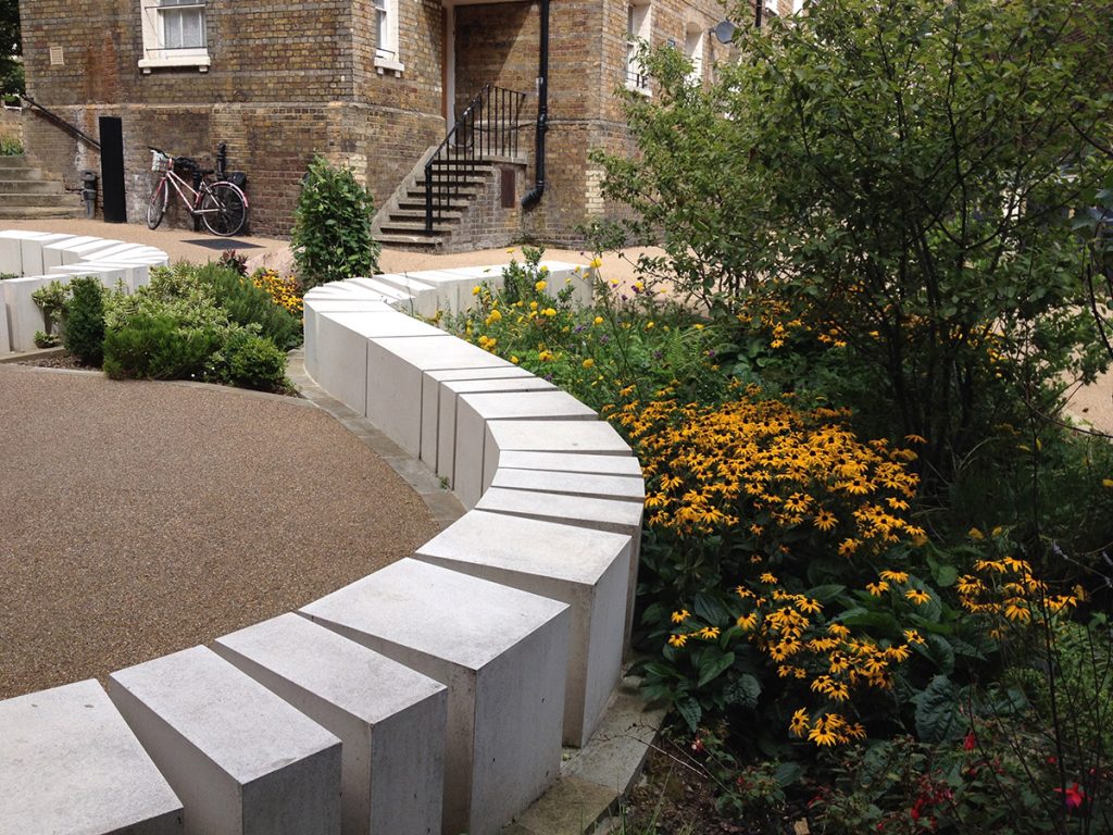 estate regeneration landscape design rain gardens