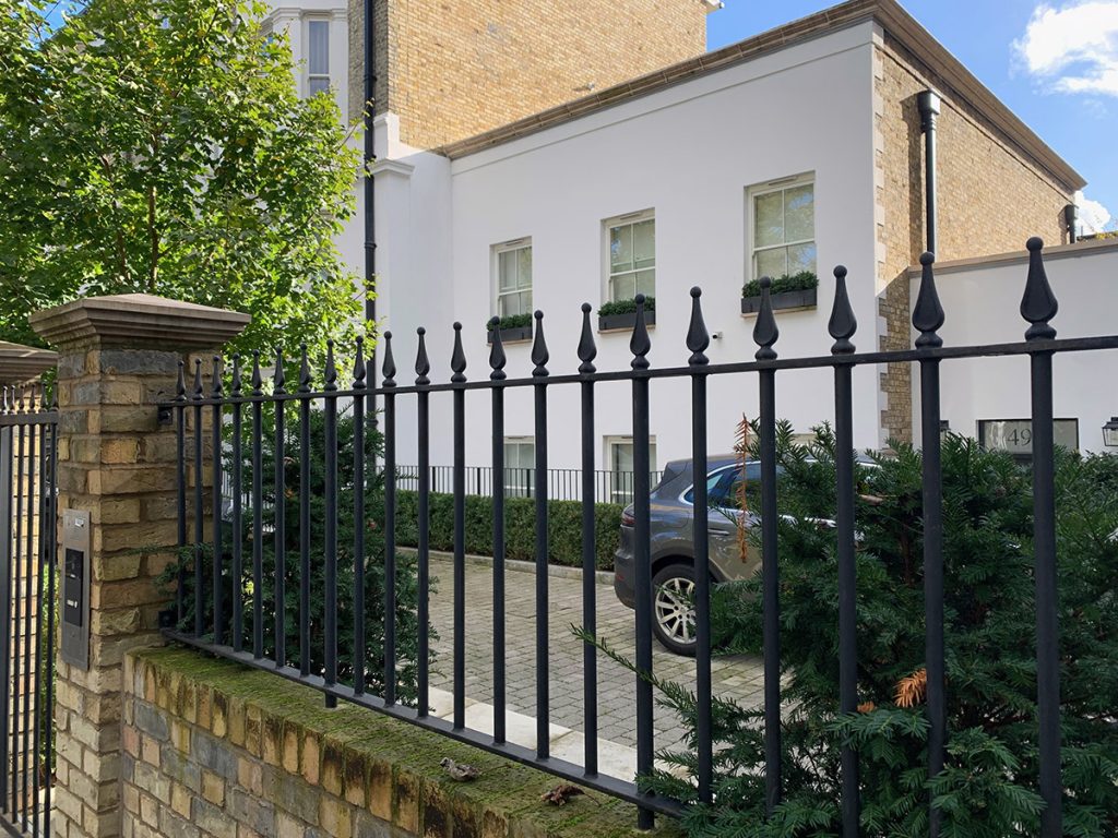 Image of secure parking space in front of house